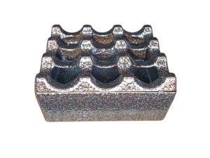 Zethome Kare Küllük Cafe Bronz Krom Kafe Kül Tablası