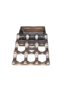 Zethome Kare Küllük Cafe Bronz Krom Kafe Kül Tablası