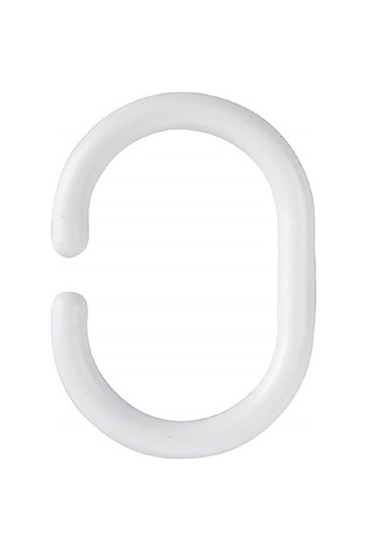 Banyo Duş Perde Halkası Kancası 20 Adet Perde Askısı Beyaz