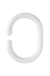 Banyo Duş Perde Halkası Kancası 20 Adet Perde Askısı Beyaz