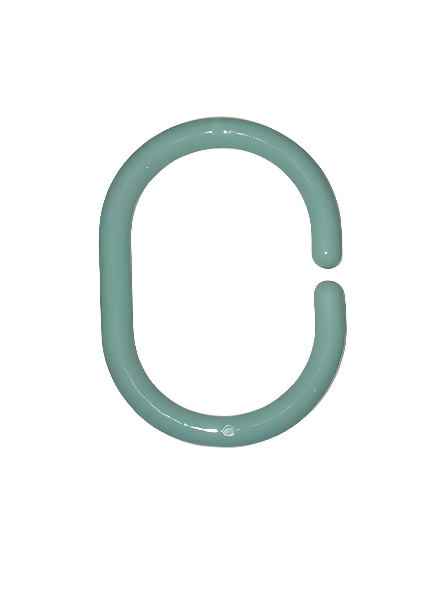 Banyo Duş Perde Halkası Kancası 20 Adet Perde Askısı Yeşil