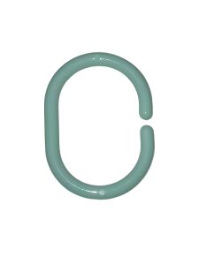 Banyo Duş Perde Halkası Kancası 20 Adet Perde Askısı Yeşil