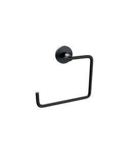 Nero 3 Parça Siyah Banyo Seti, Lux  Havluluk, Kağıt Havluluk ve Kare Havluluk Seti