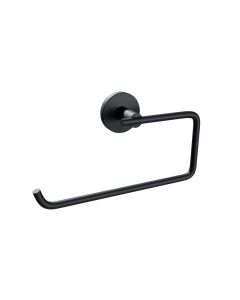 Nero 3 Parça Siyah Banyo Seti, Lux  Havluluk, Kağıt Havluluk ve Kare Havluluk Seti