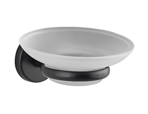 Yapışkanlı Banyo Mutfak Siyah Sabunluk