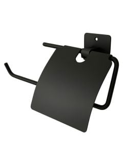 Yapışkanlı Banyo Mutfak Siyah Solo Kağıt Havluluk Havlu Askısı