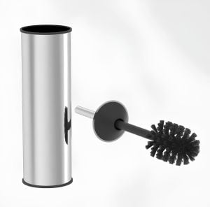 Paslanmaz Bombe Kapak Tuvalet Fırçası Banyo Fırçası