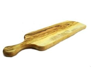 Zethome Zeytin Ağacı Ahşap Saplı Peynir Tahtası Küçük