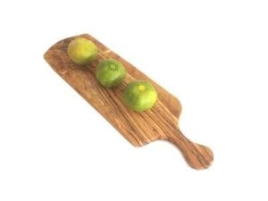 Zethome Zeytin Ağacı Ahşap Saplı Peynir Tahtası Küçük