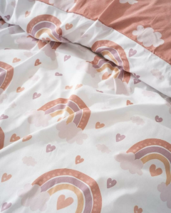 Bohem Pastel Çift Taraflı Çocuk Nevresim Takımı 160x220 cm