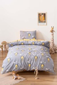 Zethome Bulutlu Aslan Kral Çift Taraflı Çocuk Nevresim Takımı 160x220 cm
