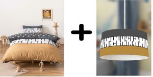 Zethome Classico Avize ve Çift Taraflı Çocuk Nevresim Takımı 160x220 cm Set