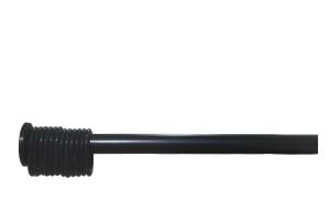 Zethome Banyo Perde Borusu 90cm-130cm Siyah Duş Perde Borusu Perde Askısı Duş Borusu Metal