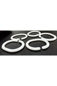 Banyo Duş Perde Halkası Kancası 12 Adet Perde Askısı