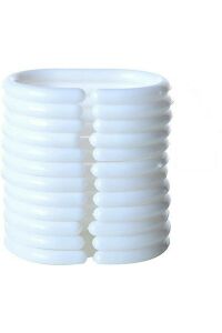 Banyo Duş Perde Halkası Kancası 12 Adet Perde Askısı