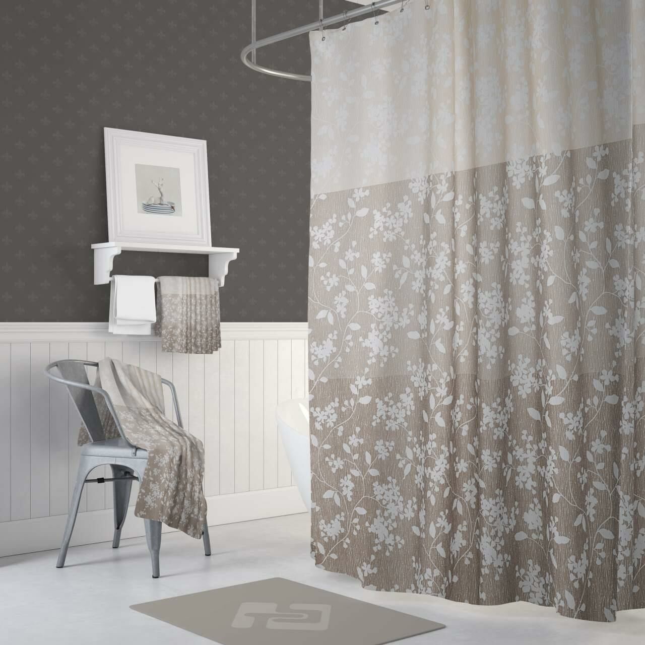 Banyo Perdesi 1x120x200 Tek Kanat Duş Perdesi Halka Hediyeli 4247