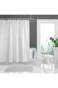 Banyo Duş Perdesi 3182 120x200 Perde Borusu Askı Aparatı 90x130 Hediyeli