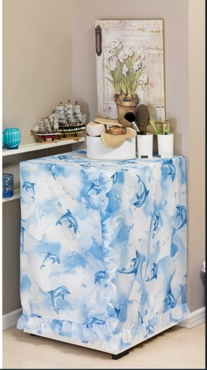 Zethome Çamaşır Makinesi Örtüsü Yunuslu 7085