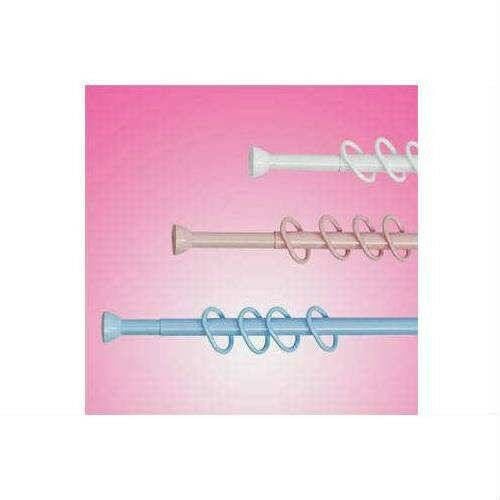 Zethome Banyo Perde Borusu 120cm-200cm Mavi Duş Perde Borusu Perde Askısı Duş Borusu Metal