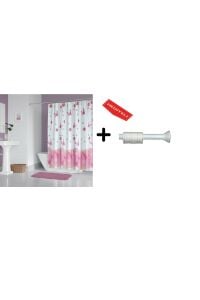 Banyo Duş Perdesi 6020 120x200 Perde Borusu Askı Aparatı 90x130 Hediyeli