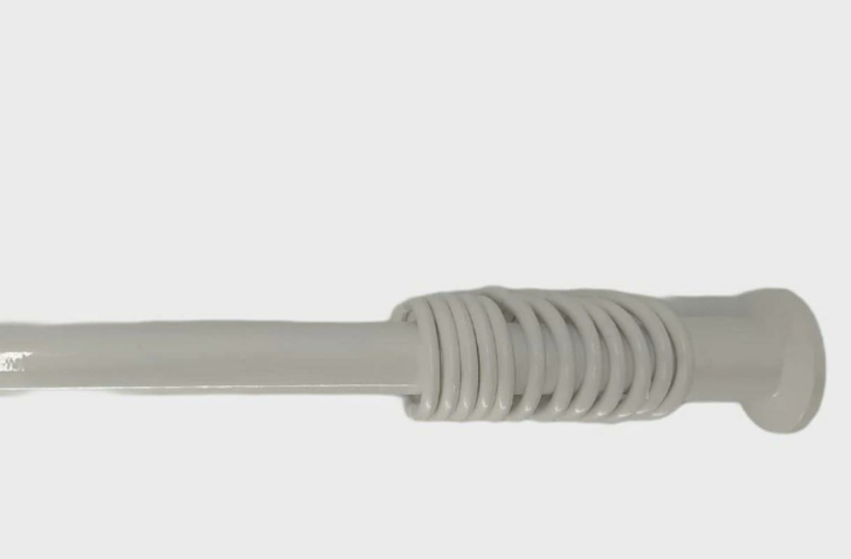 Zethome Banyo Perde Borusu 160cm-260cm Beyaz Duş Perde Borusu Perde Askısı Duş Borusu Metal