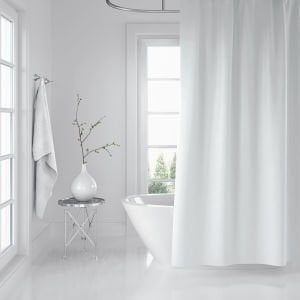 Zethome Jackline Banyo Duş Perdesi 0010 Beyaz Tek Kanat 120x200