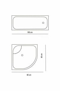Banyo Paspas Ve Tek Kanat Duş Perdesi 1x180x200 Set Banyo Halısı Giraffe