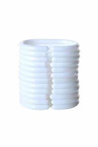 Zethome Banyo Perdesi 6710 1x180x200, Perde Borusu Askı Aparatı Köşe Boru Beyaz Hediyeli, Duş Perdesi Seti