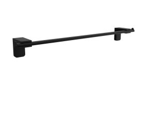 F1 Serisi Siyah Paslanmaz Uzun Havluluk ve Kağıtlık Banyo Seti