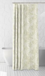 Banyo Perdesi 2x120x200 Çift Kanat Duş Perdesi Halka Hediyeli Duşakabin Perdesi 2319