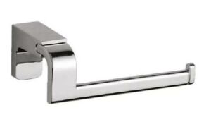 F1 Serisi Krom Paslanmaz Havluluk ve Açık Tuvalet Kağıtlık Banyo Seti