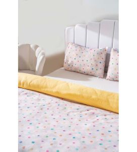 Çift Kişilik Nevresim Takımı Pamuklu Desenli Bonny 200x215 cm