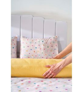 Çift Kişilik Nevresim Takımı Pamuklu Desenli Bonny 200x215 cm