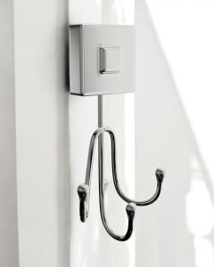 Zethome Yapışkanlı Bornoz Askısı Bornozluk 3'lü Banyo Boy Havlusu Bornoz Askılığı Yapışkanlı