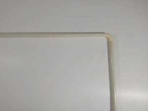 Banyo Perde Borusu Köşe Boru 90x3 Krem Duş Perde Borusu Perde Askısı Duş Borusu Metal