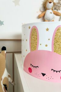 Genç Çocuk ve Bebek Odası Gold Tavşan Çocuk Sarkıt Avize