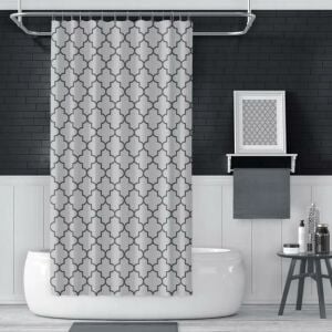 Banyo Perdesi 1x240x200 Tek Kanat Duş Perdesi Halka Hediyeli Duşakabin Perdesi 2111