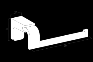 F1 Serisi Gold Paslanmaz Duvara Monte Kağıtlık
