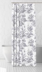 Banyo Perdesi 1x120x200 Tek Kanat Duş Perdesi Halka Hediyeli 4237