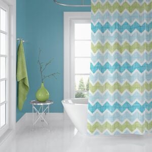 Banyo Perdesi 1x120x200 Tek Kanat Duş Perdesi Halka Hediyeli 3588