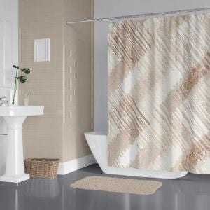 Banyo Perdesi 1x120x200 Tek Kanat Duş Perdesi Halka Hediyeli 4250